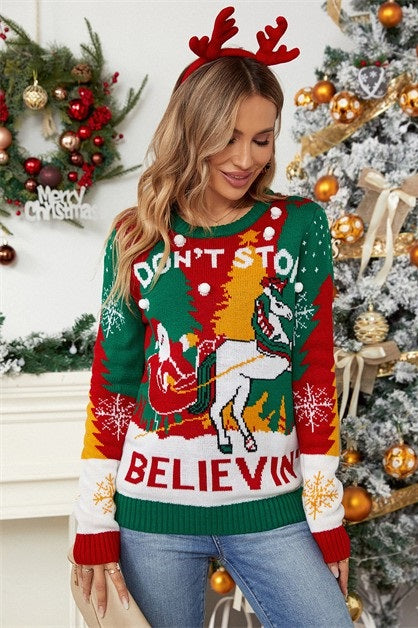 Santa Claus pullover sweater